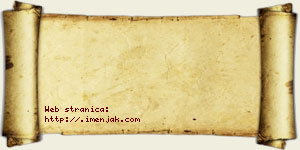 Antonije Stojadinović vizit kartica